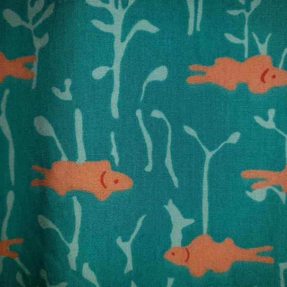 Lilly Pulitzer Vintage White Label Boca Blue Fishy Skirt NWT 14P - Picture 9 of 16